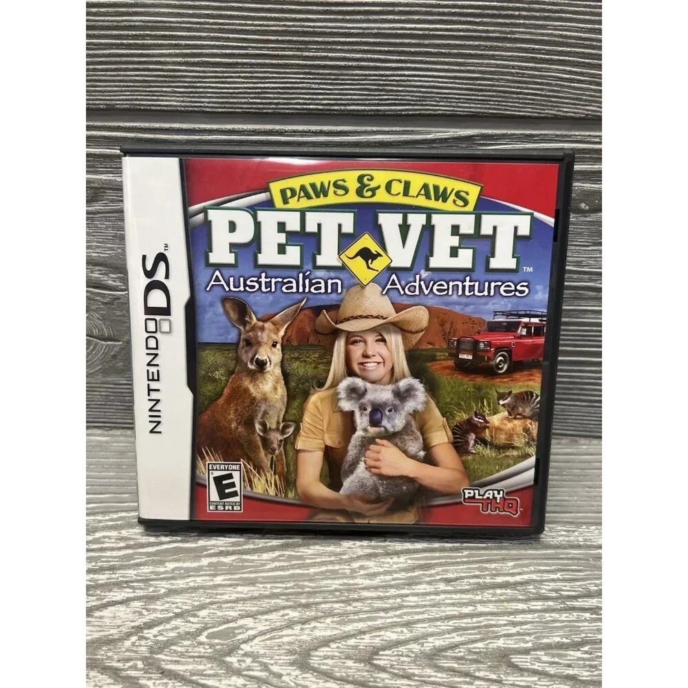 Paws & Claws Vet Australian Adventures Nintendo DS Works Complete RARE